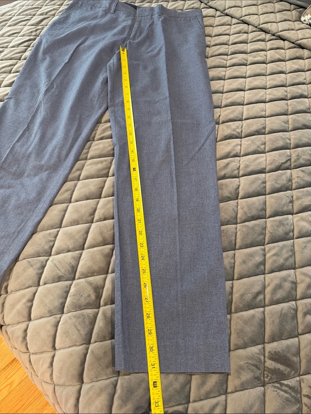 Men's JCREW BEDFORD Blue Dress Pants W34 L32